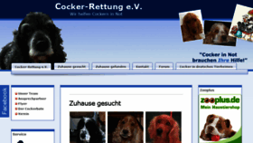 What Cockerrettung.de website looked like in 2018 (5 years ago)