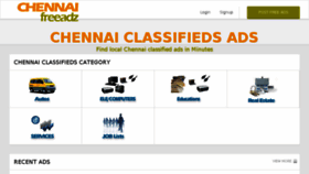 What Chennaifreeadz.com website looked like in 2018 (5 years ago)