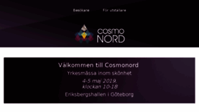 What Cosmonord.com website looked like in 2018 (5 years ago)