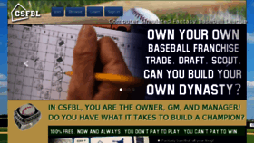 What Csfbl.com website looked like in 2018 (5 years ago)