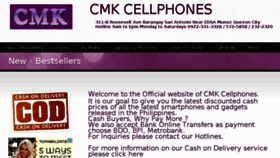 What Cmkcellphones.com website looked like in 2018 (5 years ago)