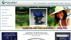 What Crystalworld.com website looked like in 2018 (5 years ago)