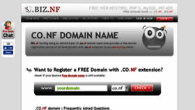 What Co.nf website looked like in 2018 (5 years ago)