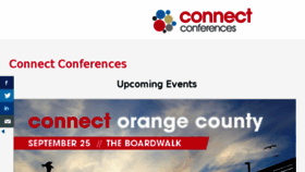 What Connectconferences.com website looked like in 2018 (5 years ago)