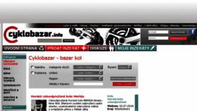 What Cyklobazar.info website looked like in 2018 (5 years ago)