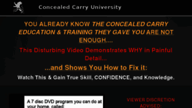 What Concealedcarryconfidence.org website looked like in 2018 (5 years ago)