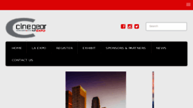 What Cinegearexpo.com website looked like in 2018 (5 years ago)
