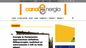 What Canaleenergia.com website looked like in 2018 (5 years ago)
