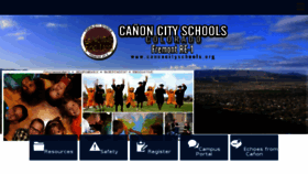 What Canoncityschools.org website looked like in 2018 (5 years ago)