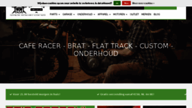 What Caferaceronderdelen.nl website looked like in 2018 (5 years ago)