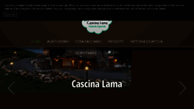What Cascinalama.it website looked like in 2018 (5 years ago)