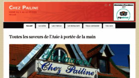 What Chezpailine.fr website looked like in 2018 (5 years ago)
