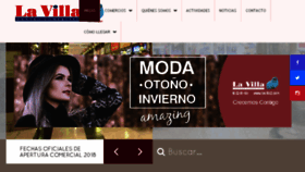 What Centrocomerciallavilla.com website looked like in 2018 (5 years ago)