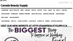 What Canadabeautysupply.ca website looked like in 2018 (5 years ago)