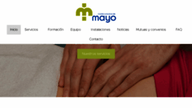What Clinicanuevedemayo.com website looked like in 2018 (5 years ago)