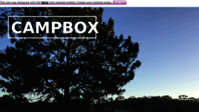 What Campbox.com.au website looked like in 2018 (5 years ago)