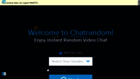 What Chatrandom.org website looked like in 2018 (5 years ago)
