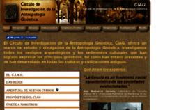 What Ciagweb.com website looked like in 2018 (6 years ago)