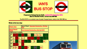 What Countrybus.org website looked like in 2018 (5 years ago)