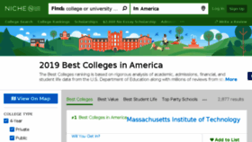 What Collegeprowler.com website looked like in 2018 (5 years ago)