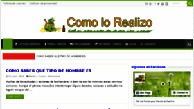 What Comolorealizo.com website looked like in 2018 (5 years ago)