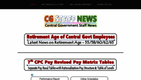What Cgstaffnews.in website looked like in 2018 (5 years ago)