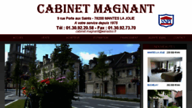 What Cabinetmagnant.com website looked like in 2018 (5 years ago)