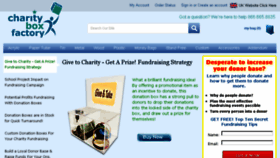 What Charityboxfactory.com website looked like in 2018 (5 years ago)