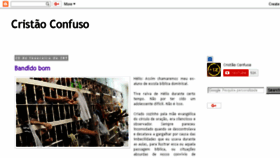 What Cristaoconfuso.com website looked like in 2018 (7 years ago)