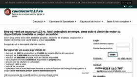 What Cauciucuri123.ro website looked like in 2018 (5 years ago)
