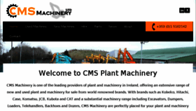 What Cmsplantmachinery.ie website looked like in 2018 (5 years ago)