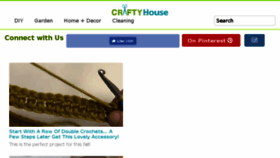 What Crafty.house website looked like in 2018 (5 years ago)