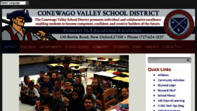 What Conewago.k12.pa.us website looked like in 2018 (5 years ago)