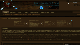 What Cartographersguild.net website looked like in 2018 (5 years ago)