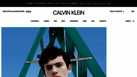 What Calvinklein.us website looked like in 2018 (5 years ago)