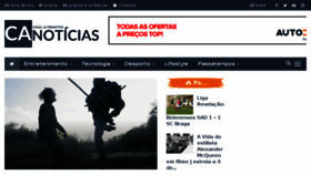 What Canoticias.pt website looked like in 2018 (5 years ago)