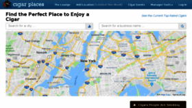 What Cigarplaces.com website looked like in 2018 (5 years ago)