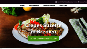 What Crepessuzette-bremen.de website looked like in 2018 (5 years ago)
