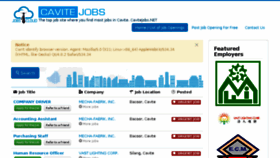 What Cavitejobs.net website looked like in 2018 (5 years ago)