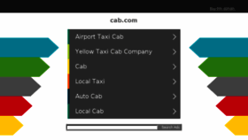 What Cab.com website looked like in 2018 (5 years ago)
