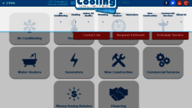 What Coolingunlimited.com website looked like in 2018 (5 years ago)