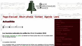 What Carillonneur.fr website looked like in 2018 (5 years ago)