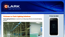 What Clarklightingsolutions.com website looked like in 2018 (5 years ago)