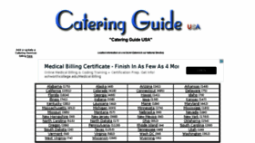 What Cateringguideusa.com website looked like in 2018 (5 years ago)