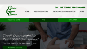 What Christopherchiropractic.com website looked like in 2018 (5 years ago)