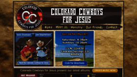 What Coloradocowboysforjesus.com website looked like in 2018 (5 years ago)