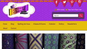 What Cottoncandyquiltshoppe.com website looked like in 2018 (5 years ago)
