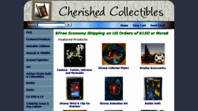 What Cherishedcollectibles.com website looked like in 2018 (5 years ago)