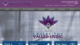 What Centerforvaluedliving.com website looked like in 2018 (5 years ago)