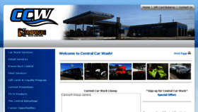 What Centralcarwash.ca website looked like in 2018 (5 years ago)